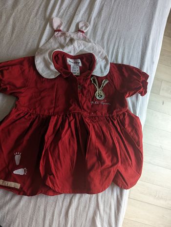 Robe sucre d'orge et une boîte a musique