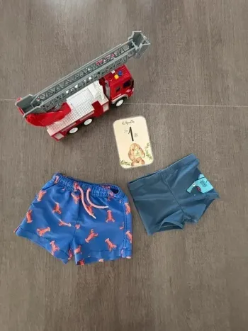 Maillots de bains 12 mois lot garçon