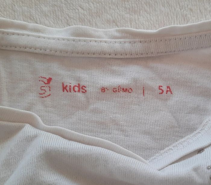 T-shirt Zèbre 5 ans - photo numéro 3