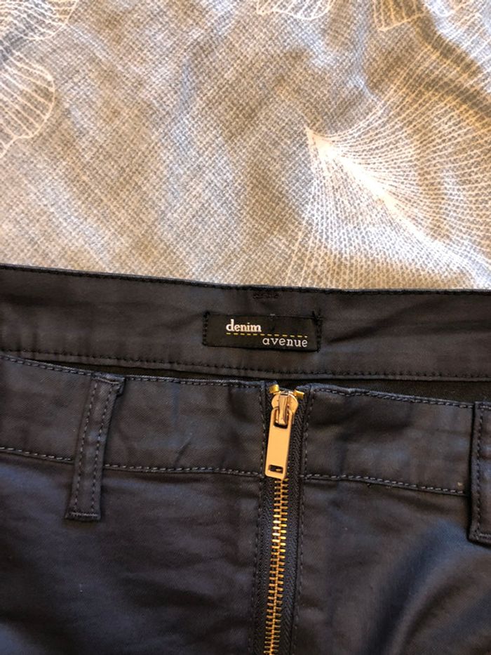 Mini jupe denim effet enduit T36 - photo numéro 2