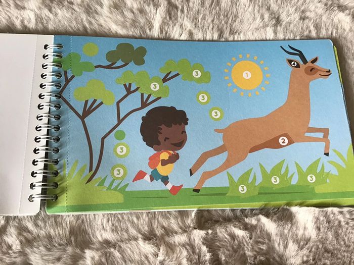 Livre décor sable animaux sauvage crée 10 tableaux avec du sable coloré (0623) - photo numéro 7