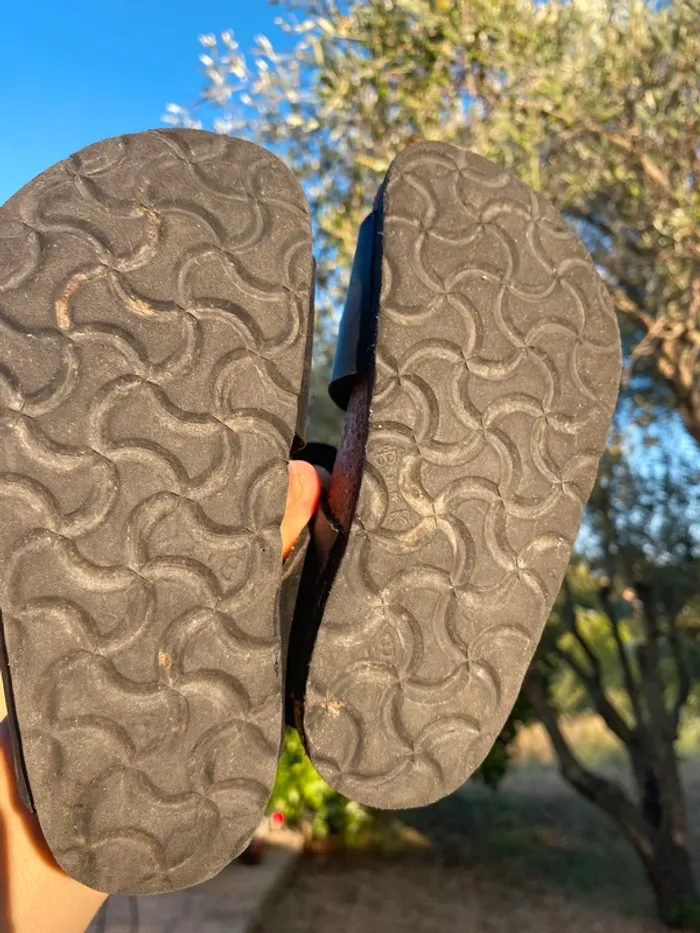 Sandales birkenstock garçon noir 27 - photo numéro 7
