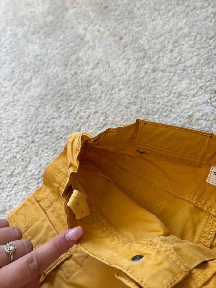 Bermuda jaune tape à l’œil taille 8 ans - photo numéro 4