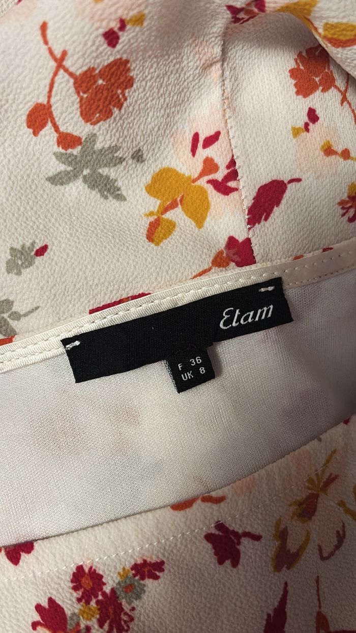 Robe longue fleuries Etam T36 - photo numéro 4