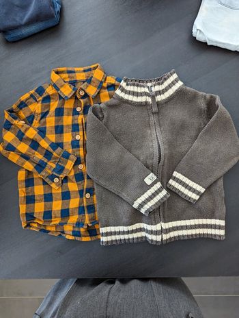 Chemise + gilet garçon