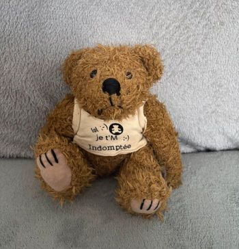 Peluche ourson Lulu Castagnette