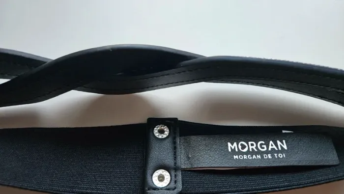 Neuve Ceinture strass et noir, taille 85cm, Morgan - photo numéro 3