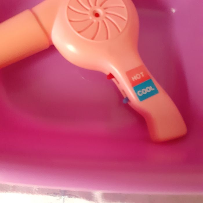 Accessoires pour mini Poupon: Baignoire & Sèche-cheveux - photo numéro 9