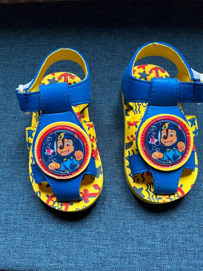 Claquettes / sandalettes / nu-pieds garçon pat patrouille - pointure 25 neuves - photo numéro 7