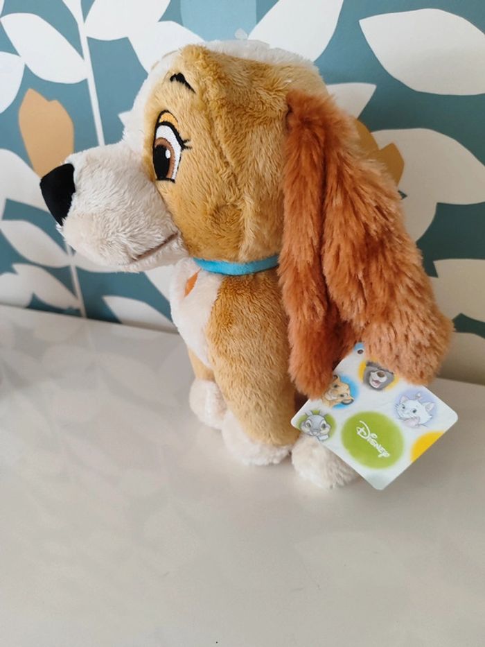 Peluche belle et le clochard Disney - photo numéro 3