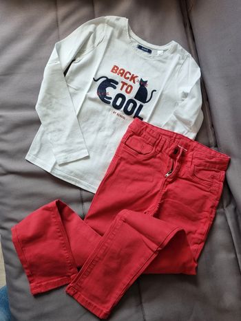 Ensemble jeans t-shirt TAO okaidi 8 ans