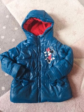 Blouson doudoune chaude avec capuche Fille 4 ans Minnie Disney