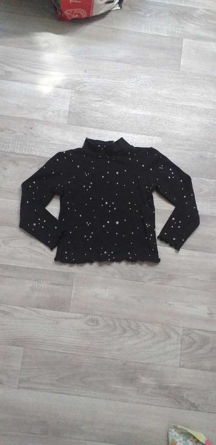 T t-shirt kiabi noir filles 3 ans