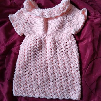 Robe petite fille fait main