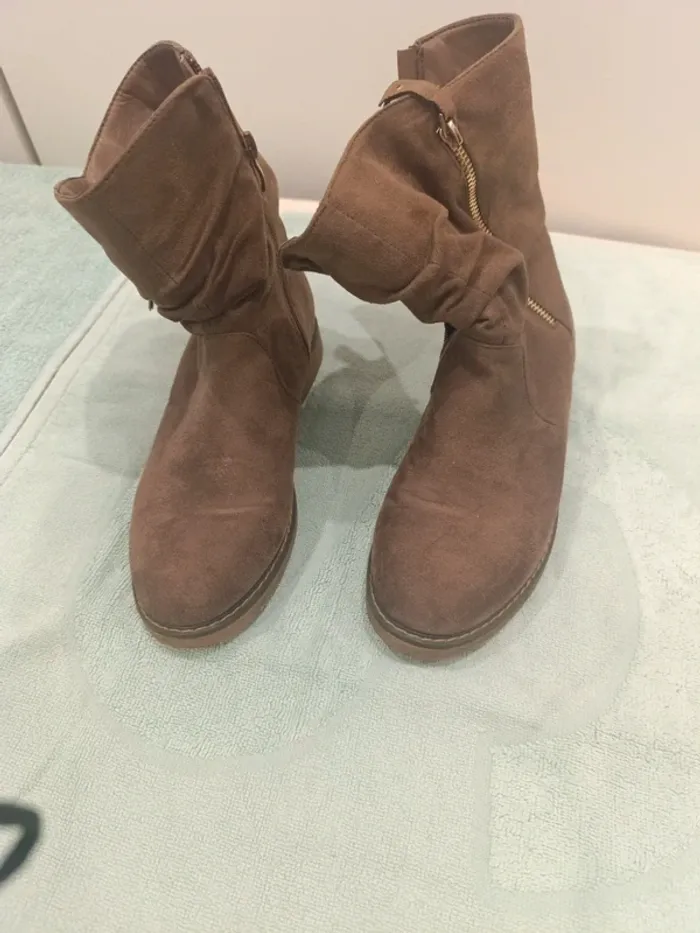 Boots camet, t 38, bon état - photo numéro 3