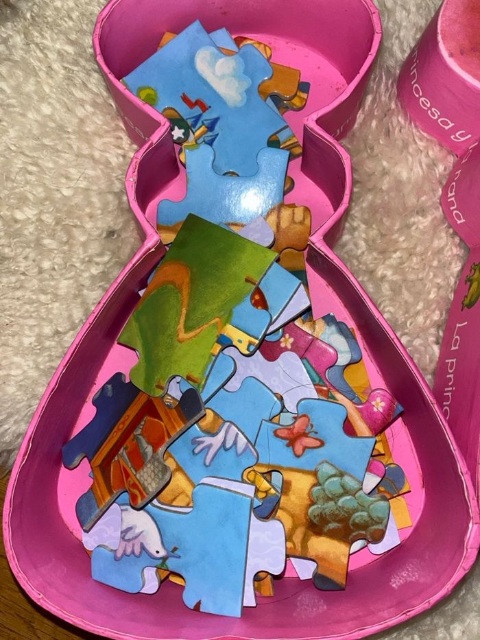 Puzzle, la princesse et la grenouille djeco - photo numéro 4