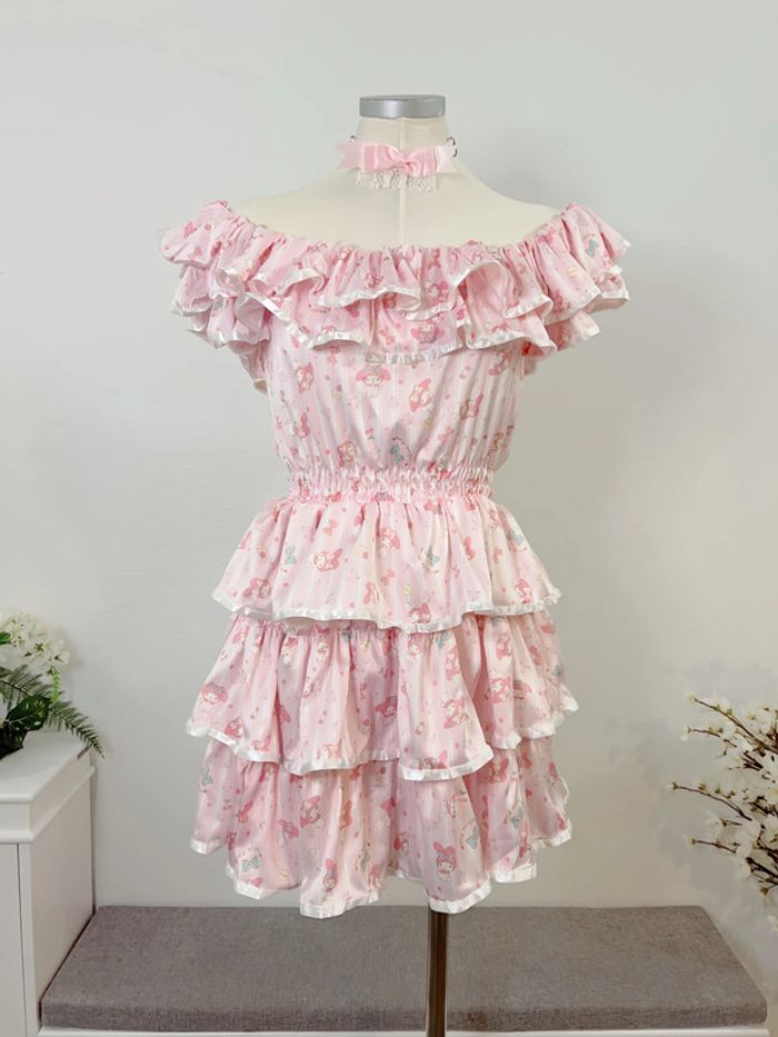 Robe Lolita Princesse Barbie style Sanrio Melody Cute Kawaii - photo numéro 2
