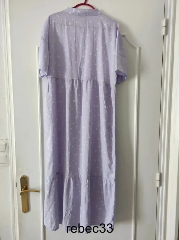 Robe longue babydoll wednesday - photo numéro 2