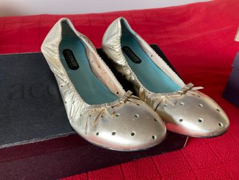 Ballerines dorées
