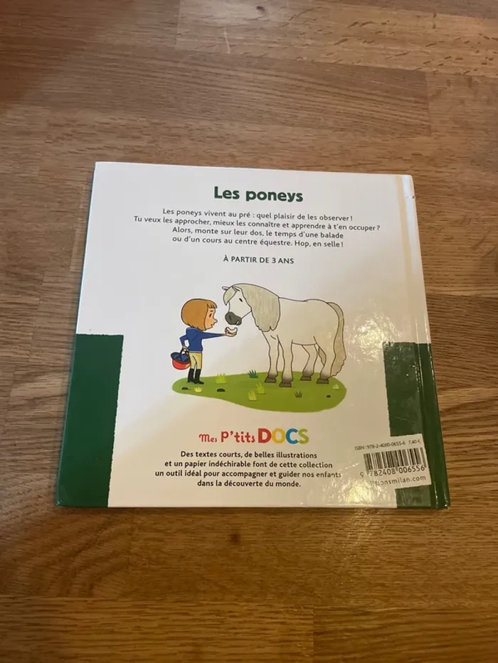Livre Mes p’tits Docs Les poneys - photo numéro 3
