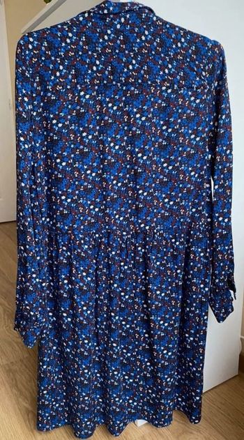 Blouse fleurie manche longue taille 38