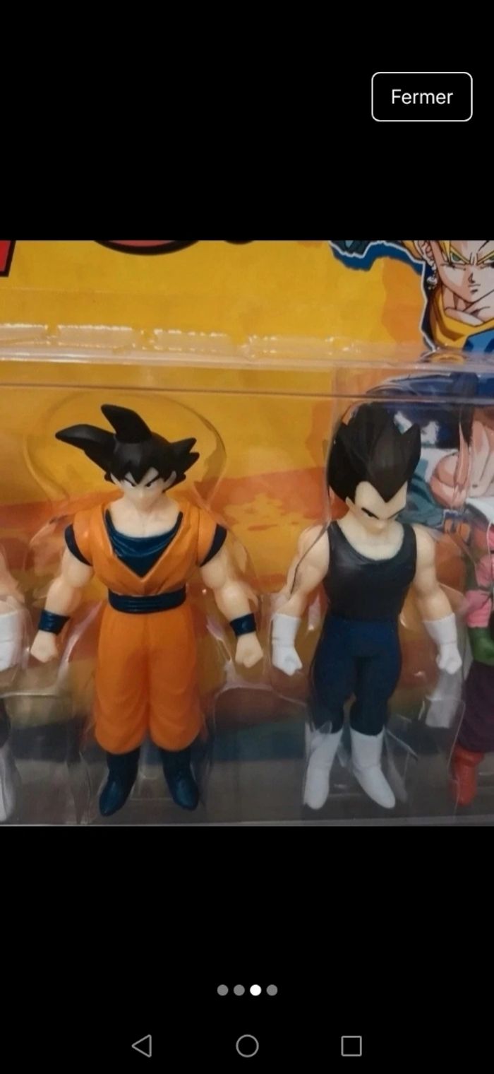 Figurines dragonball z set héros - photo numéro 3