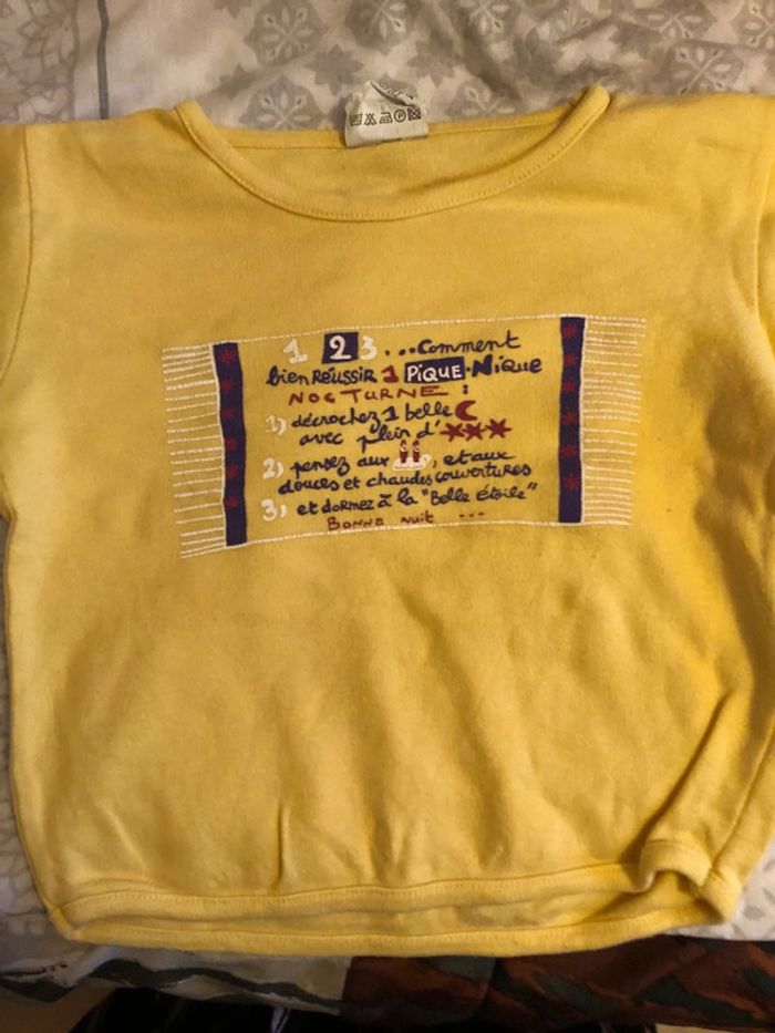Pull jaune 24 mois - photo numéro 3