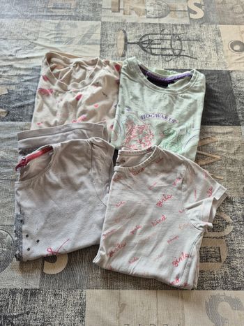 Lot tee shirts 10 ans