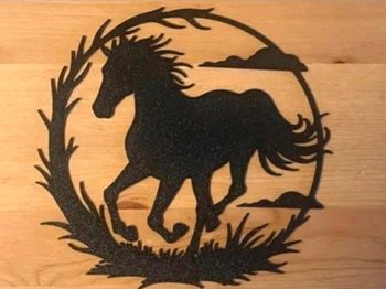 Deco murale cheval 