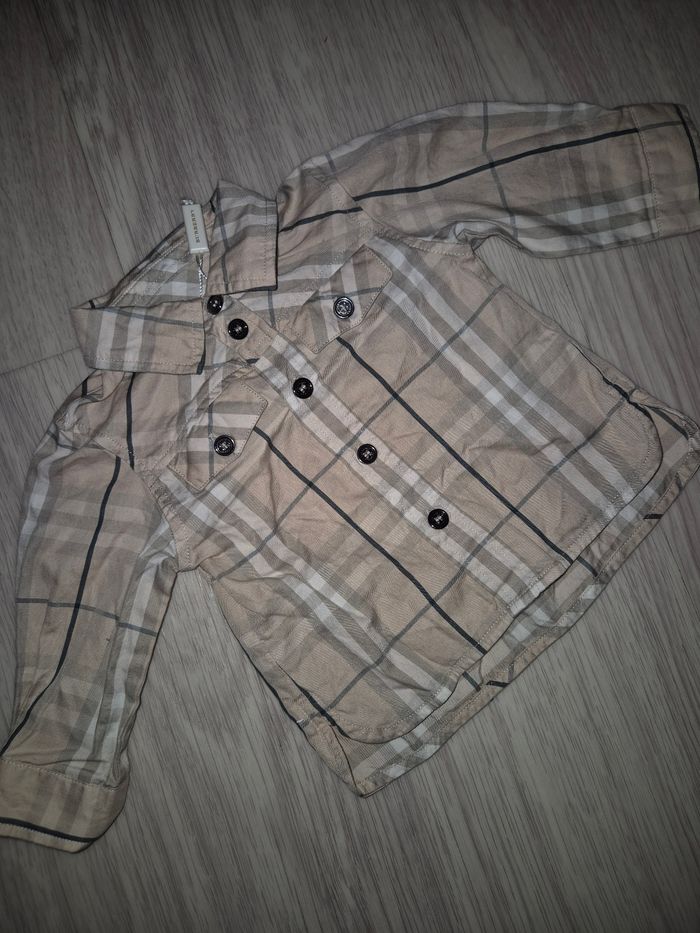 Ensemble Burberry enfant authentique - Taille 6 mois - Vintage - Neuf - photo numéro 4