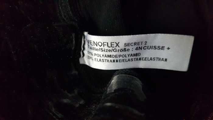 Bas auto-fixants Vénoflex 40 noir - photo numéro 4