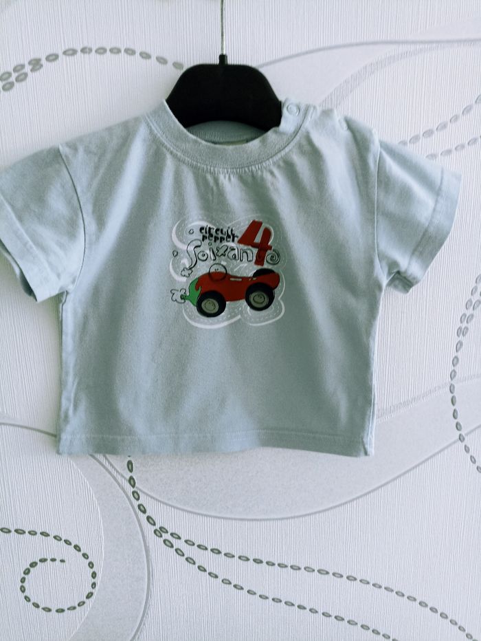 Lot de 2 tee shirts 6 mois. Disney et 64. - photo numéro 4