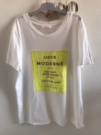 Tee shirt sequins Camaïeu
