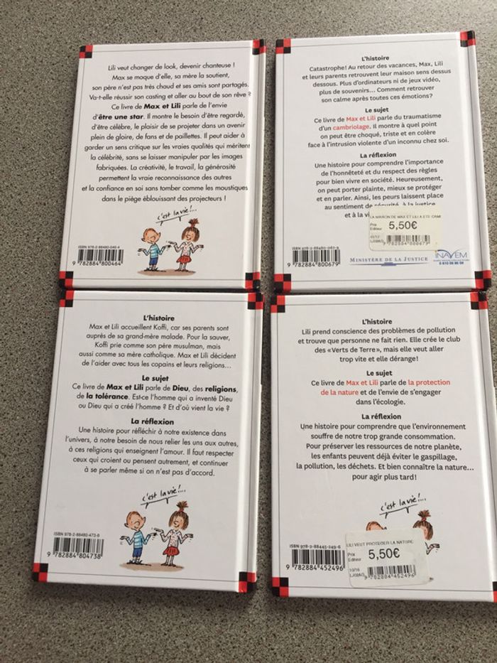 4 Livres Lili et Max comme Neufs - photo numéro 2