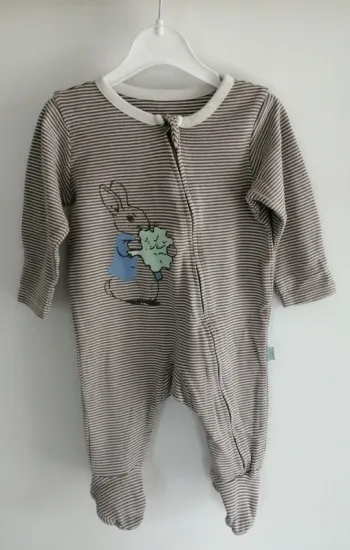 Pyjama coton Beatrix potter beige et marron