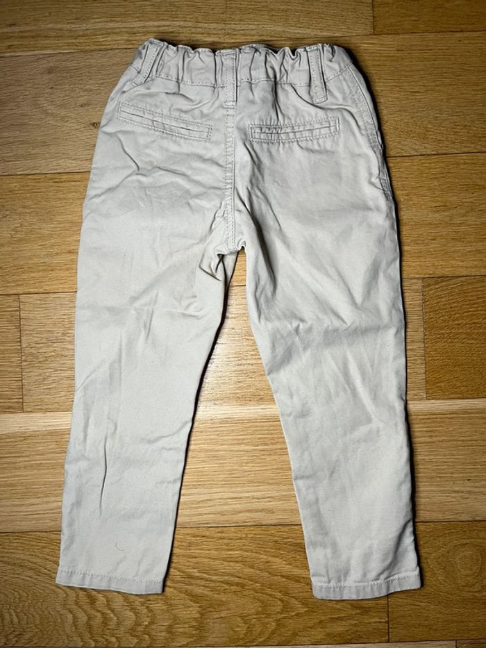 Pantalon chino beige H&M 2-3 ans #EmmaLille2ans #EmmaLille3ans - photo numéro 2