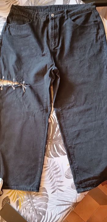 Jeans troué grande taille