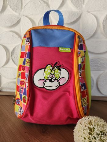Sac à dos,  Cartable Diddl Diddlina.  Vintage