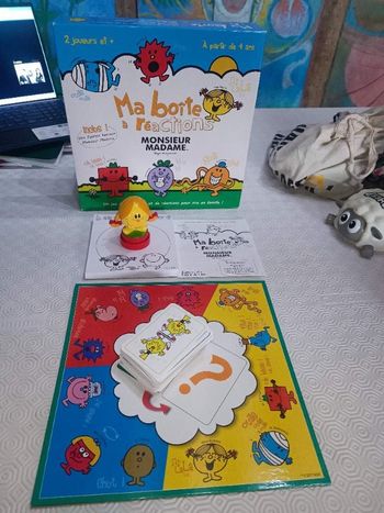 Jeu ma boîte à réactions monsieur madame