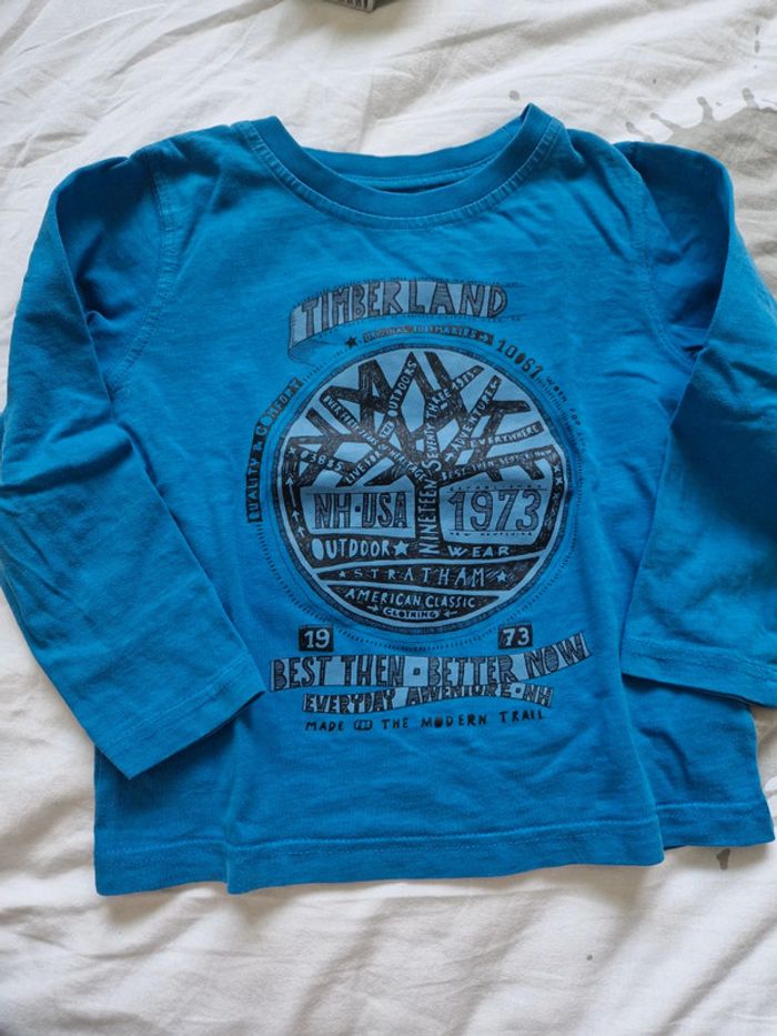 Tee shirt manche longue timberland 4 ans