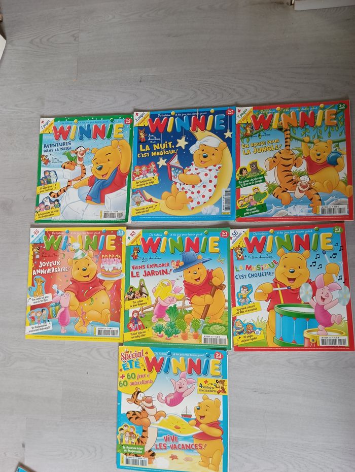 Lot de 7 magazines enfant Winnie - photo numéro 2