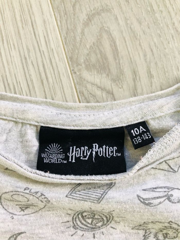 Tee shirt Harry Potter fille 10 ans gris - photo numéro 4