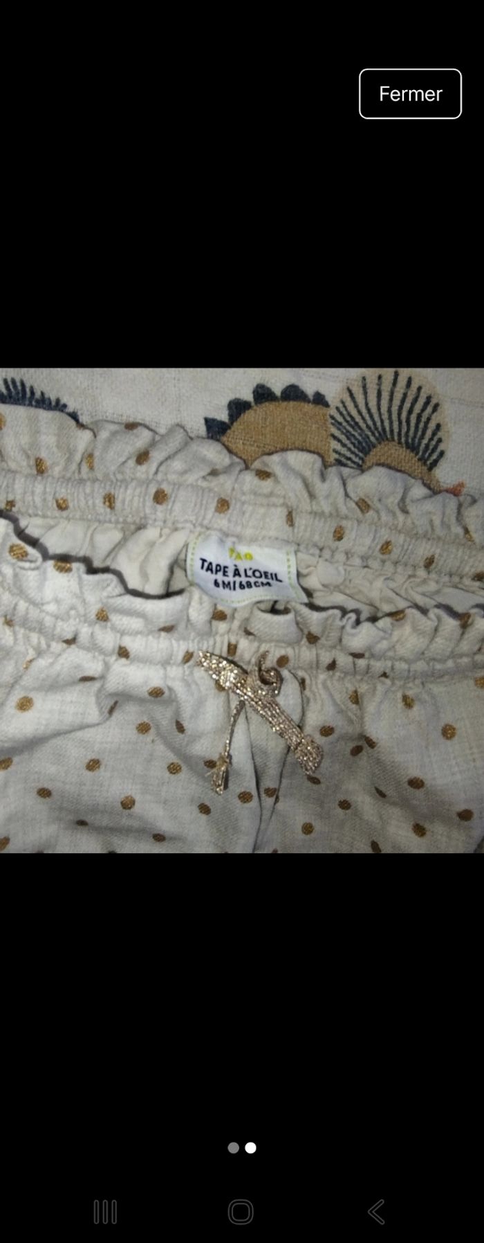 Shorte en  toile - photo numéro 2