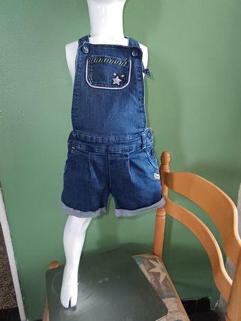 Salopette short en jean