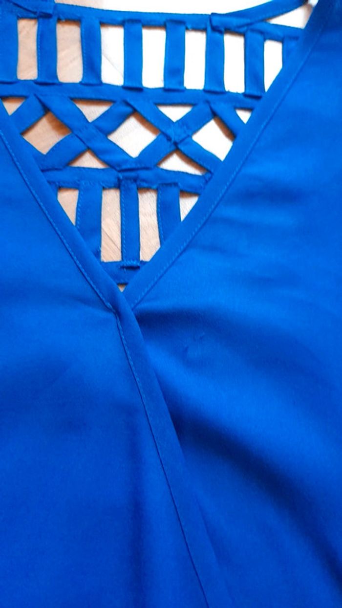 Blouse bleu - photo numéro 4