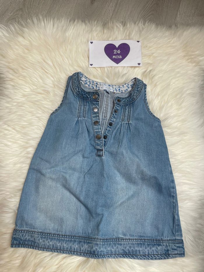 24 mois - robe en jeans