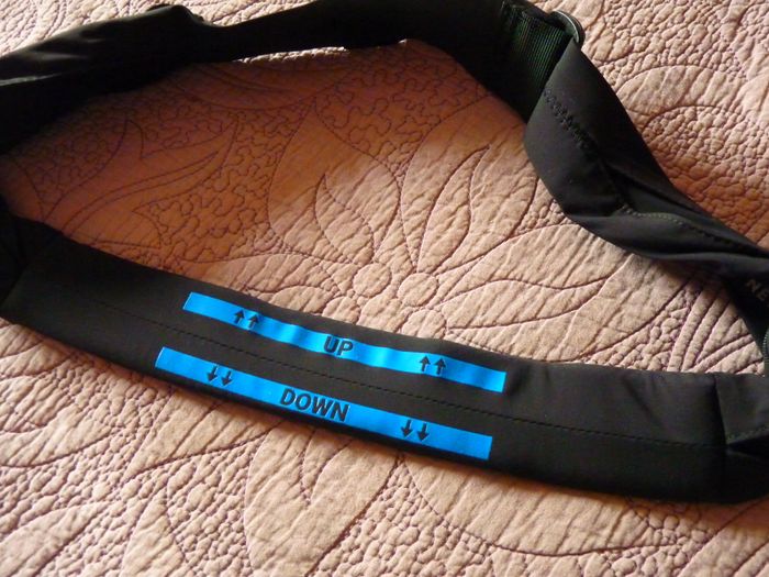 Pochette running sacoche bandoulière sport newfeel noir neuve reglable - photo numéro 2