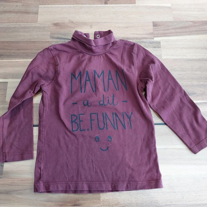 Lot de 5 t-shirt manche longue à col 24 mois - photo numéro 6