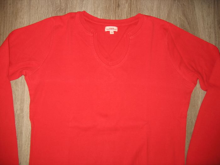 TEE SHIRT ML ROUGE "LIGNE MATERNITÉ" - TAILLE 2 - n°06