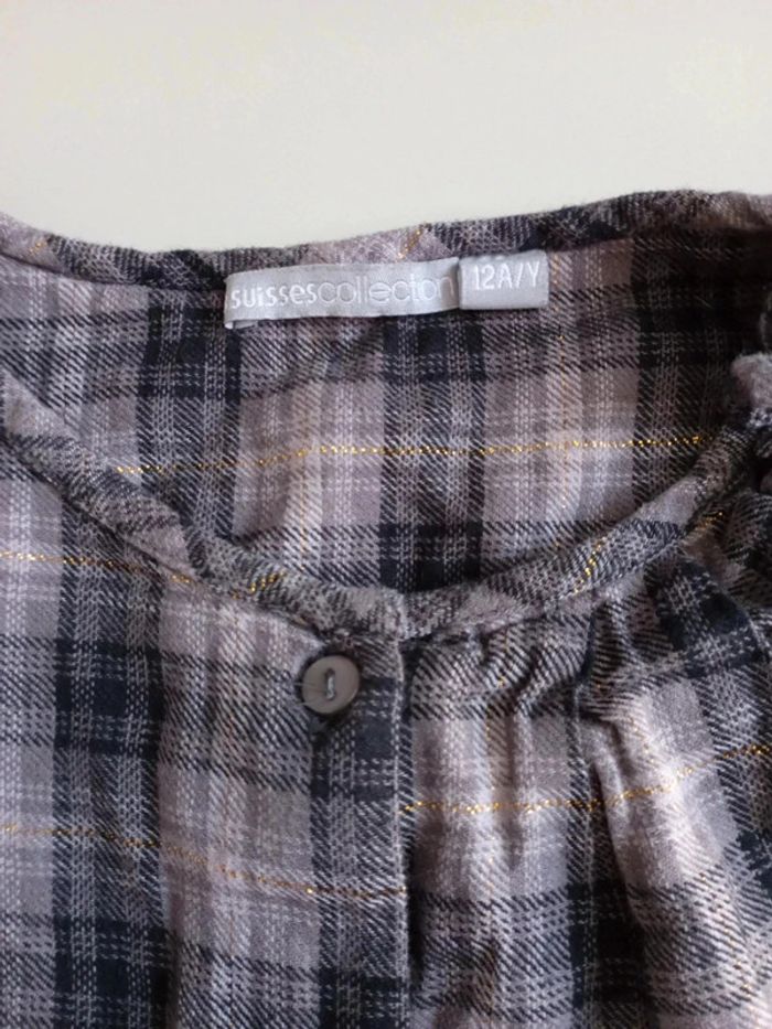 Chemise 3 Suisses collection 12 ans rayé dont rayures doré - photo numéro 6